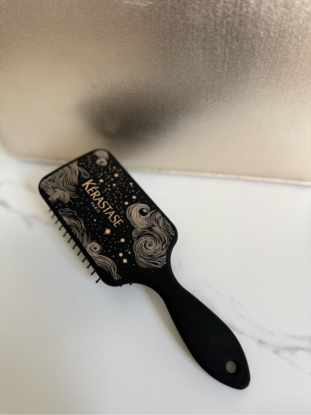 KERASTASE Black & Gold Paddle Hair Brush BRAND NEW